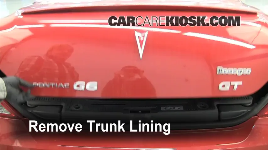 2007 Pontiac G6 3.5L V6 Tires & Wheels Change a Flat Tire